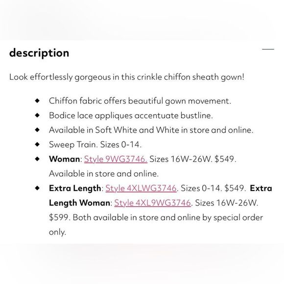 David’s Bridal Wedding Dress Womens Sz 8 strapless crinkle lace chiffon Princess - Picture 6 of 13